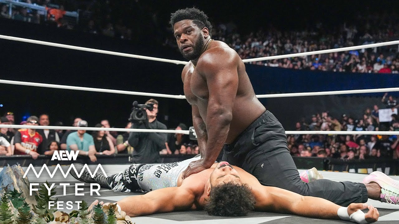Will Powerhouse Hobbs defeat Max Caster in his 5 minute challenge? Yes! | AEW Fyter Fest, 6/4/25