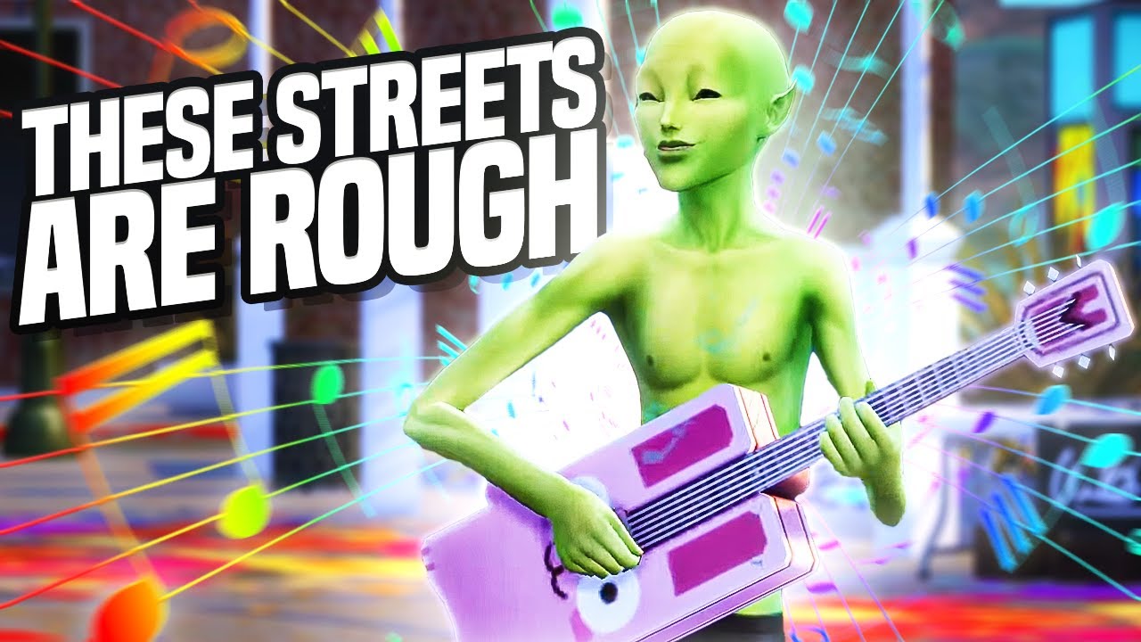 I Played The Sims 4 As A Homeless, Kleptomaniac Alien