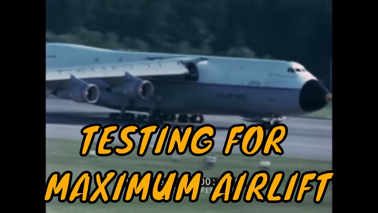 LOCKHEED AIRCRAFT  C-5A GALAXY FLIGHT TESTS  