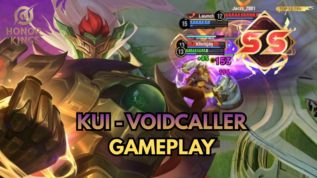 HoK: KUI - VOIDCALLER Gameplay (CAN'T CARRY GO SUPPORT)