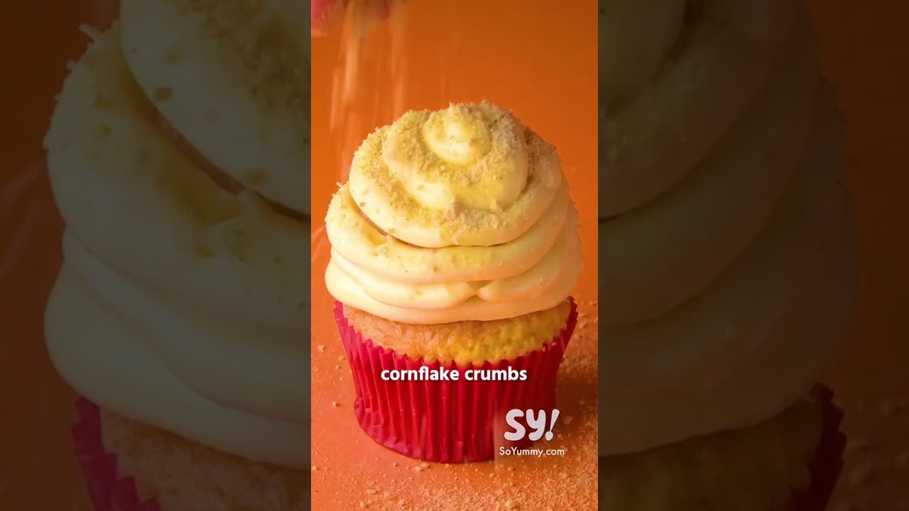 Check out this this Fried Chicken Cupcake! #soyummy #cupcake #cupcakedecoration
