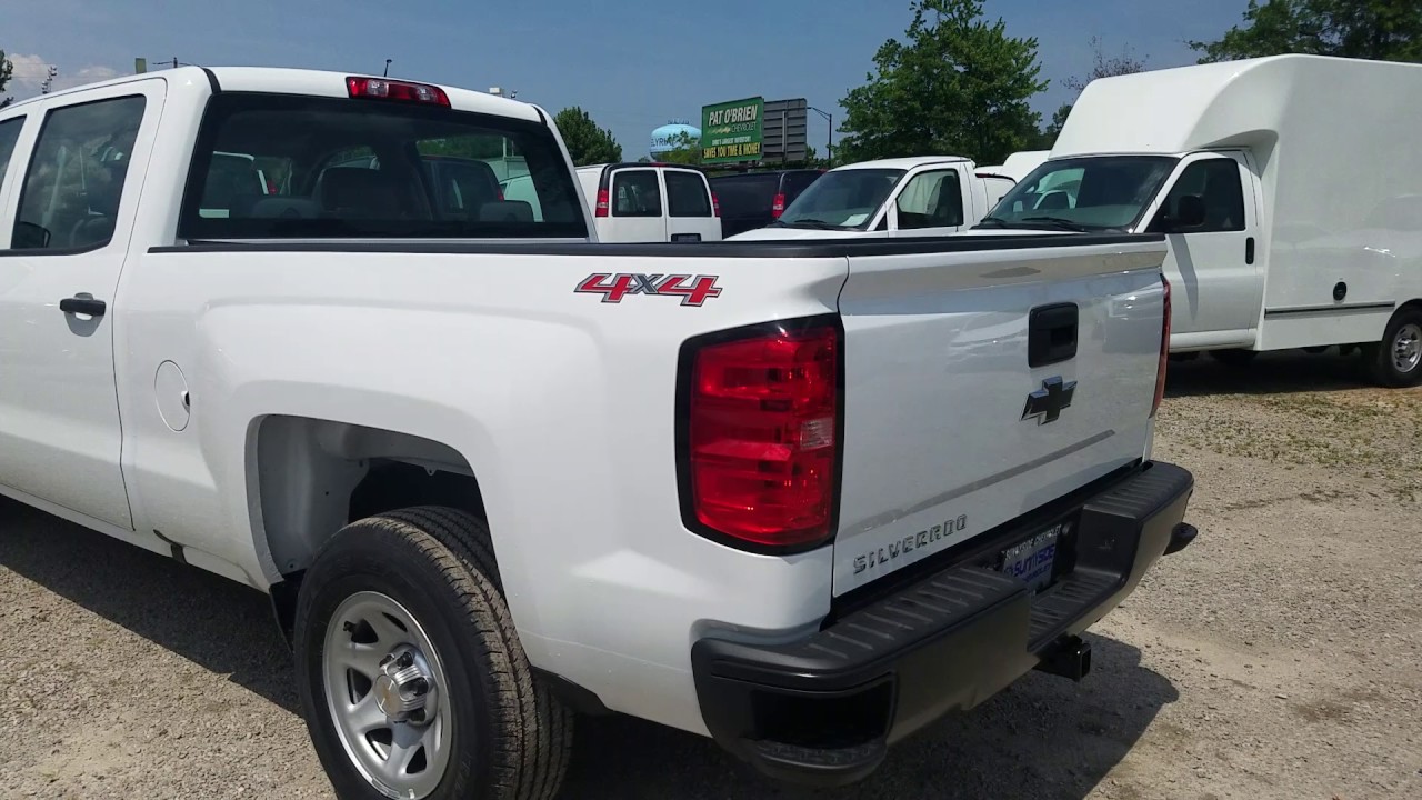 2017 Chevy Silverado 1500 Crew Cab WORK TRUCK - Summit White - Full Review