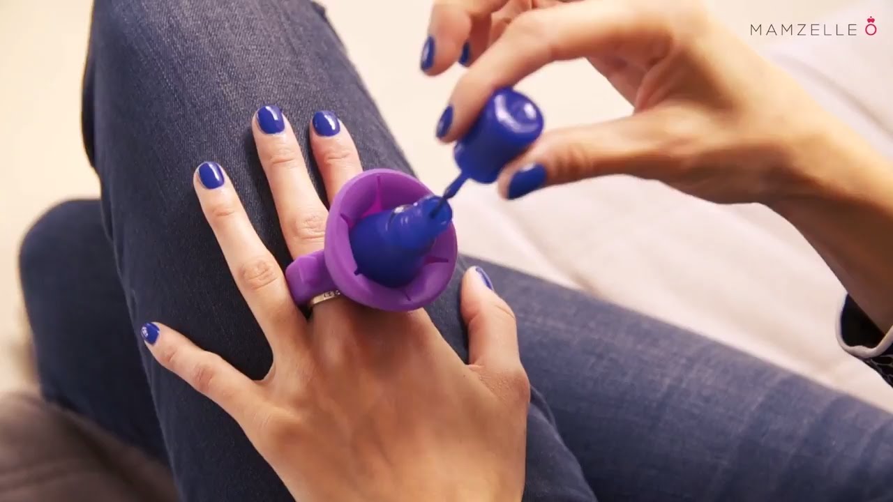 Nail Polish Bottle Ring Holder by Home Nail Salon