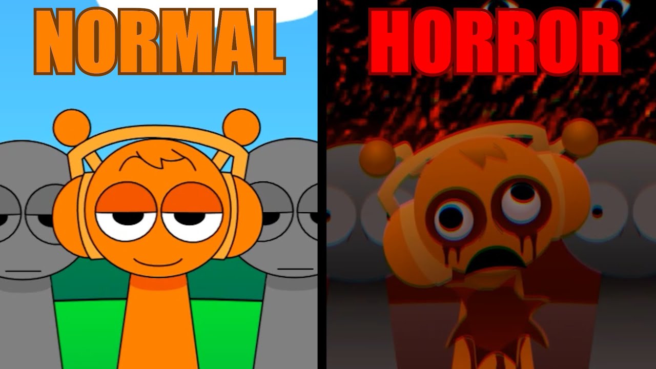 Incredibox Sprunki Pyramixed. Normal VS Horror Versions