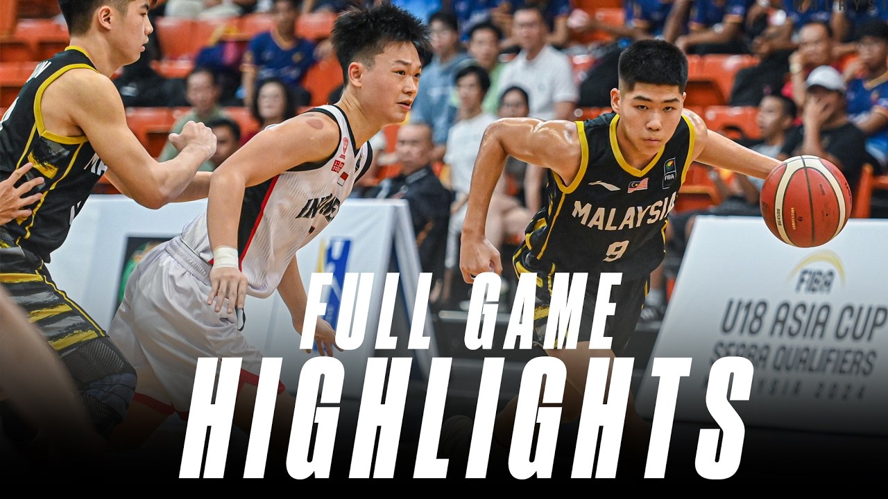 HARIMAU YOUTH FOUGHT HARD AGAINST INDONESIA | Malaysia vs Indonesia | U18 SEABA Qualifiers 2024