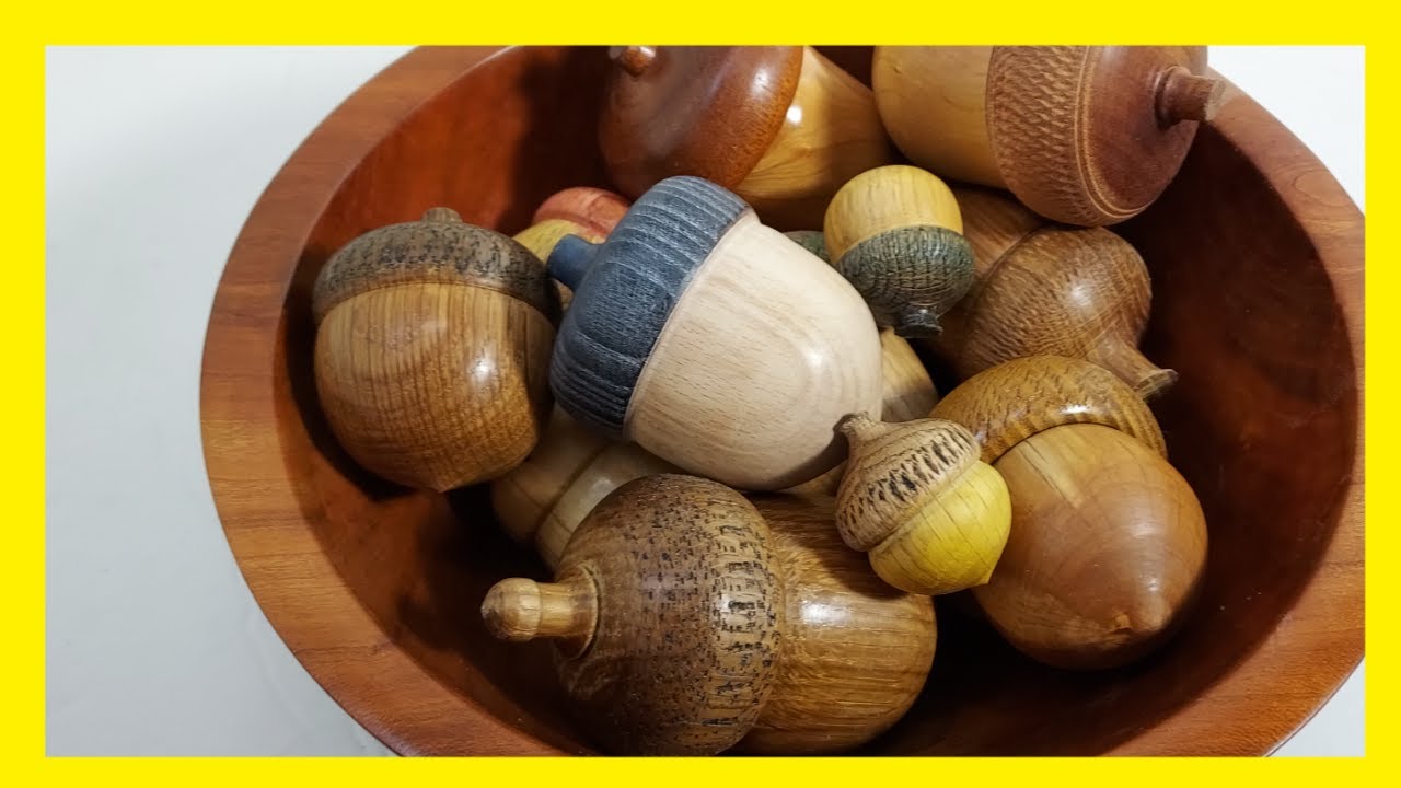 Master Wood Turning Basics With This Simple Acorn Project!