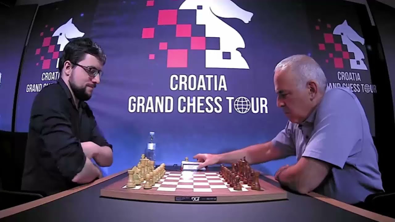 AMAZING GARRY!! Maxime Vachier-Lagrave vs Garry Kasparov || Croatia Blitz chess 2021 - R8