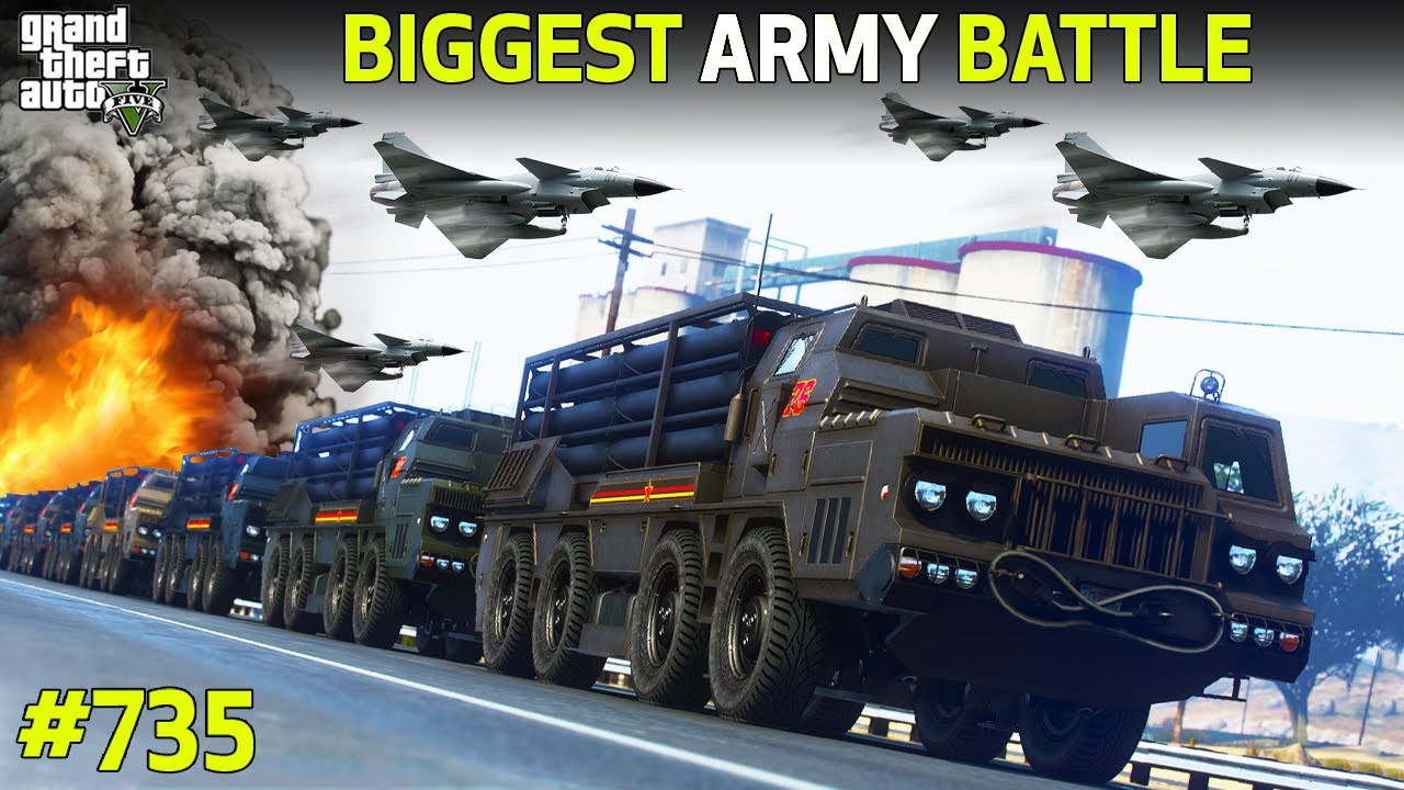 GTA 5 : #735 BIGGEST BATTLE OF LOS SANTOS GTA 5 GAMEPLAY