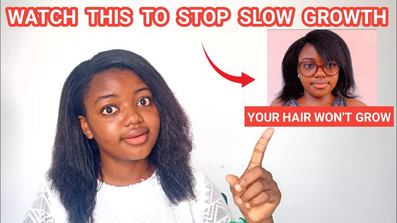 THE REASON WHY YOUR HAIR GROWTH IS SLOW! What You Should Do| Relaxed Hair Tips