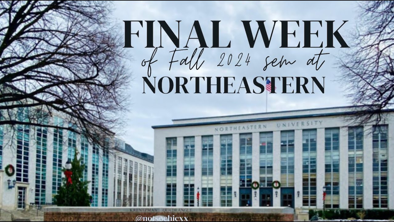 Final Week of the Semester | MS Biotechnology | Northeastern University | Boston | Exams | Projects