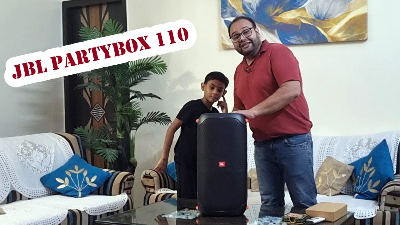 JBL Partybox 110, Wireless Bluetooth Party Speaker, 160W | Unboxing and sound test
