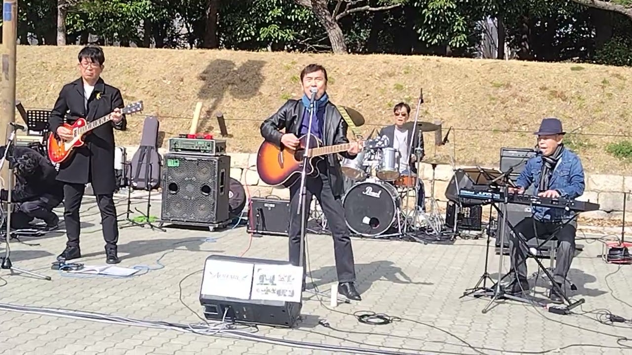 #2026年3月8日#大阪城城天ストリートLIVE#愛は勝つ#チュウリップ#サボテン#会いたい#青春の影#心の旅