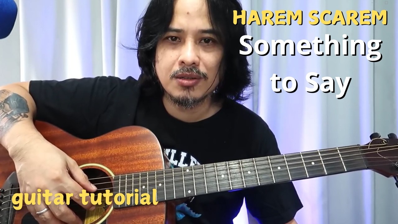 Guitar Tutorial: Something To Say 'Harem Scarem'