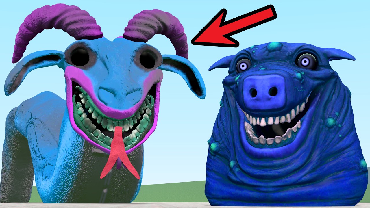 NEW RAMAMBA GARTEN OF BANBAN Vs HELLISH NANNY In Garry's Mod