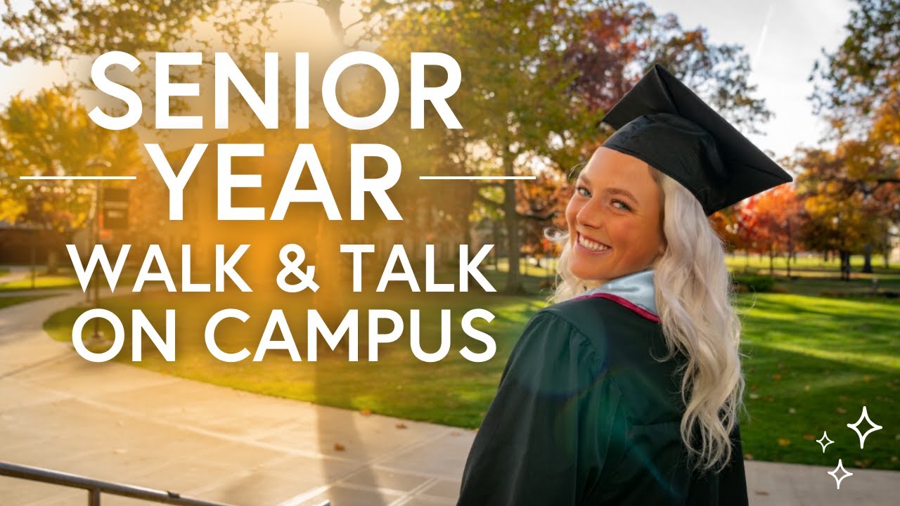 College Student Vlog | BGSU campus walk and talk tour with senior Clare Caywood