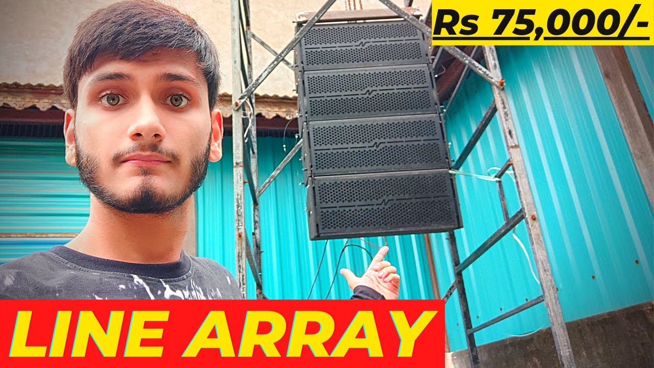 𝗟𝗜𝗡𝗘 𝗔𝗥𝗥𝗔𝗬 System | N-LABS Dual 10 Inch & 12 Inch Line Array | Price Starts from Rs. 75,000/- Pair