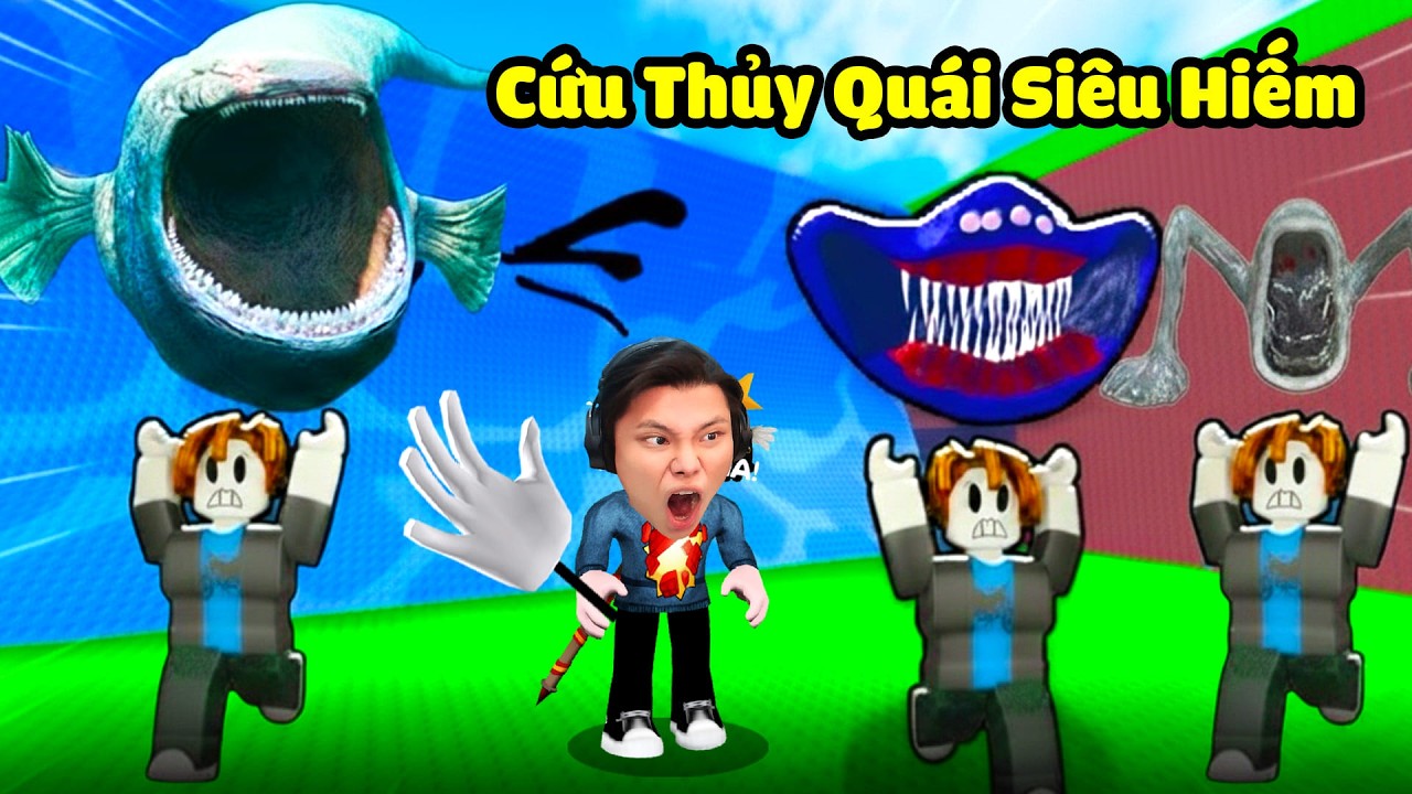 [ROBLOX] JayGray Giải Cứu Thủy Quái Siêu Hiếm Khỏi Sóng Thần😜🌊The Bloop, El Gran Maja, Sea Eater