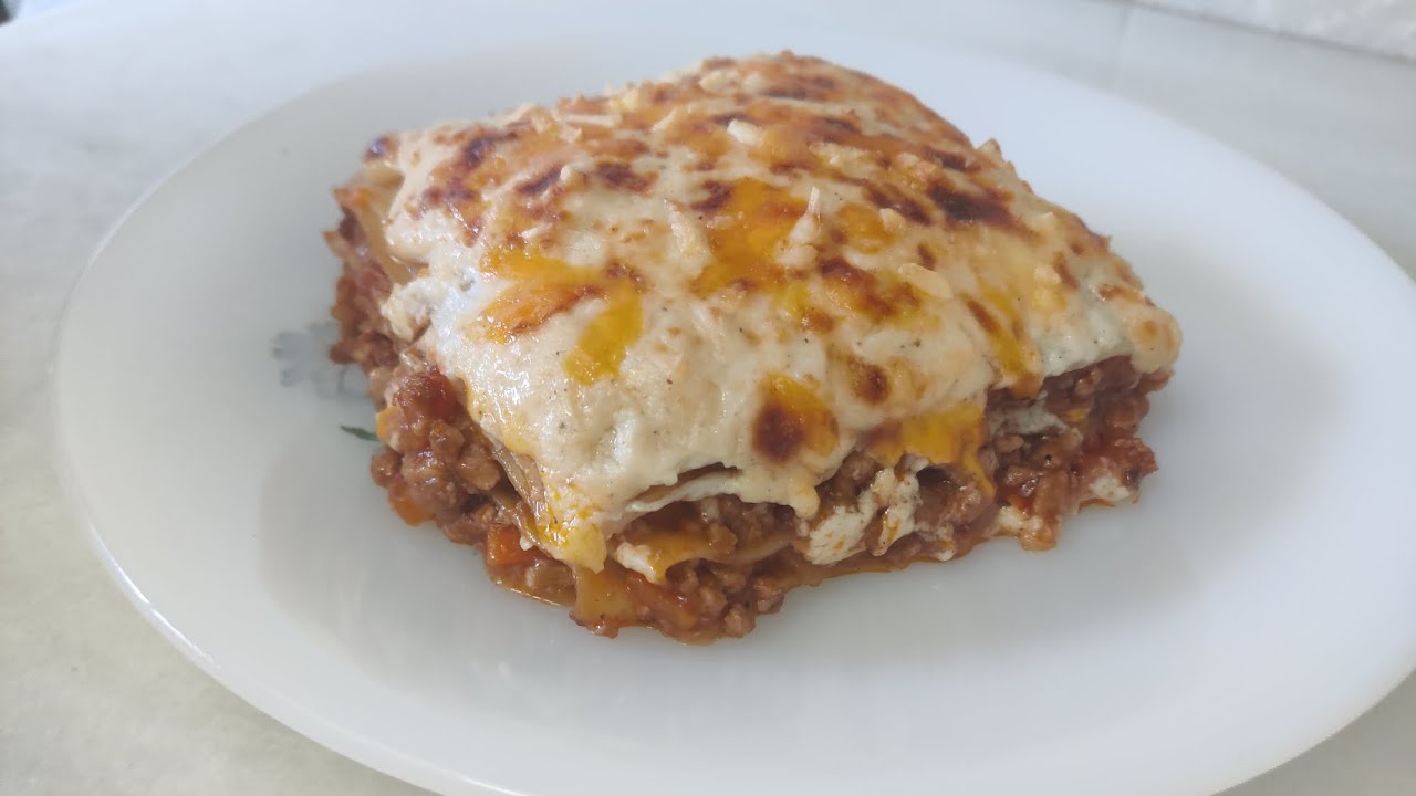 Lasaña a la boloñesa