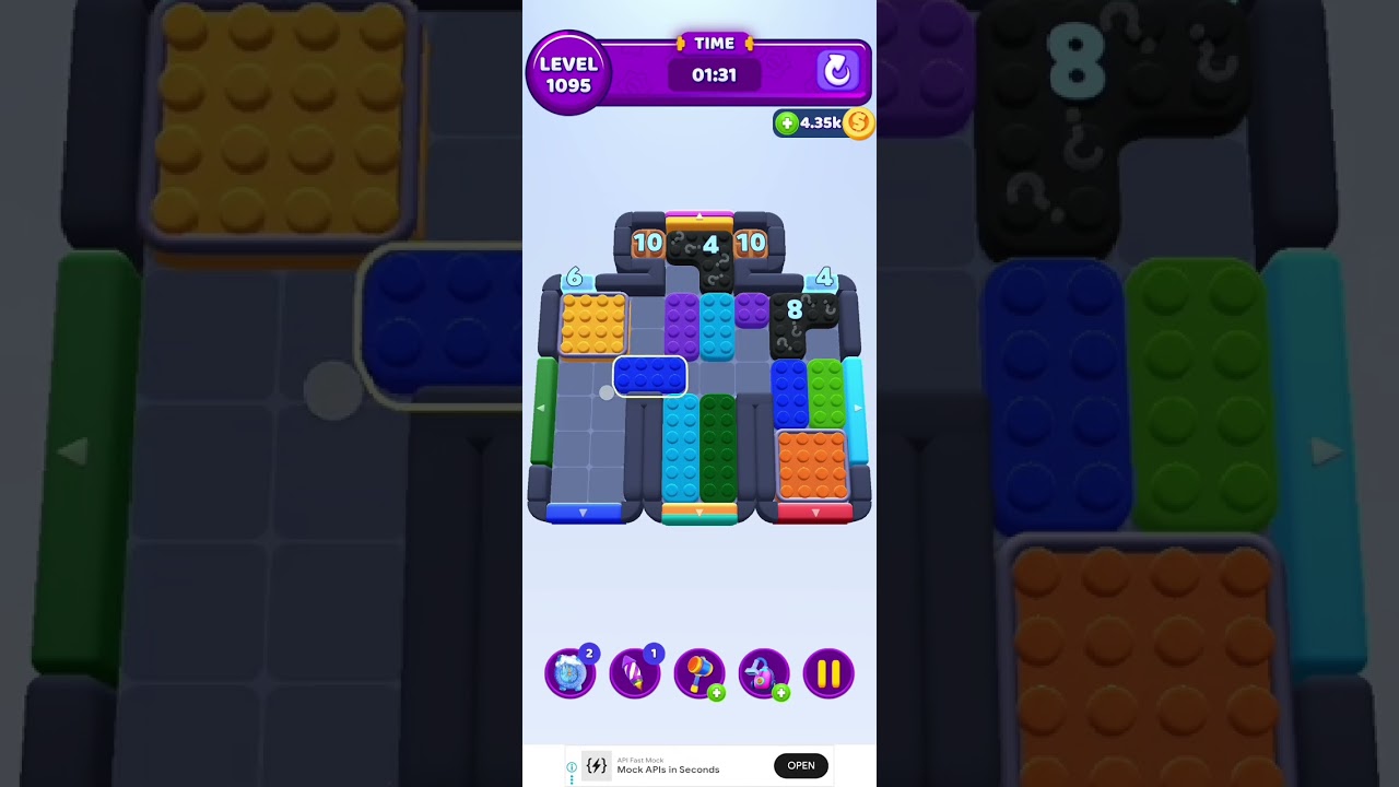 Colour Block Jam Level 1095