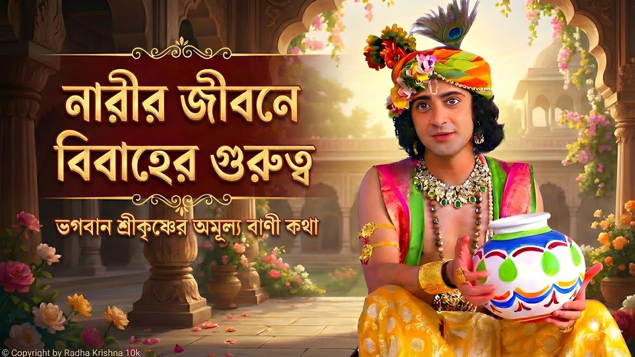 নারীর জীবনে বিবাহের গুরুত্ব কী ? ভগবান শ্রীকৃষ্ণের অমূল্য বাণী কথা ।। Geeta Srikrishna Bani Katha ।।