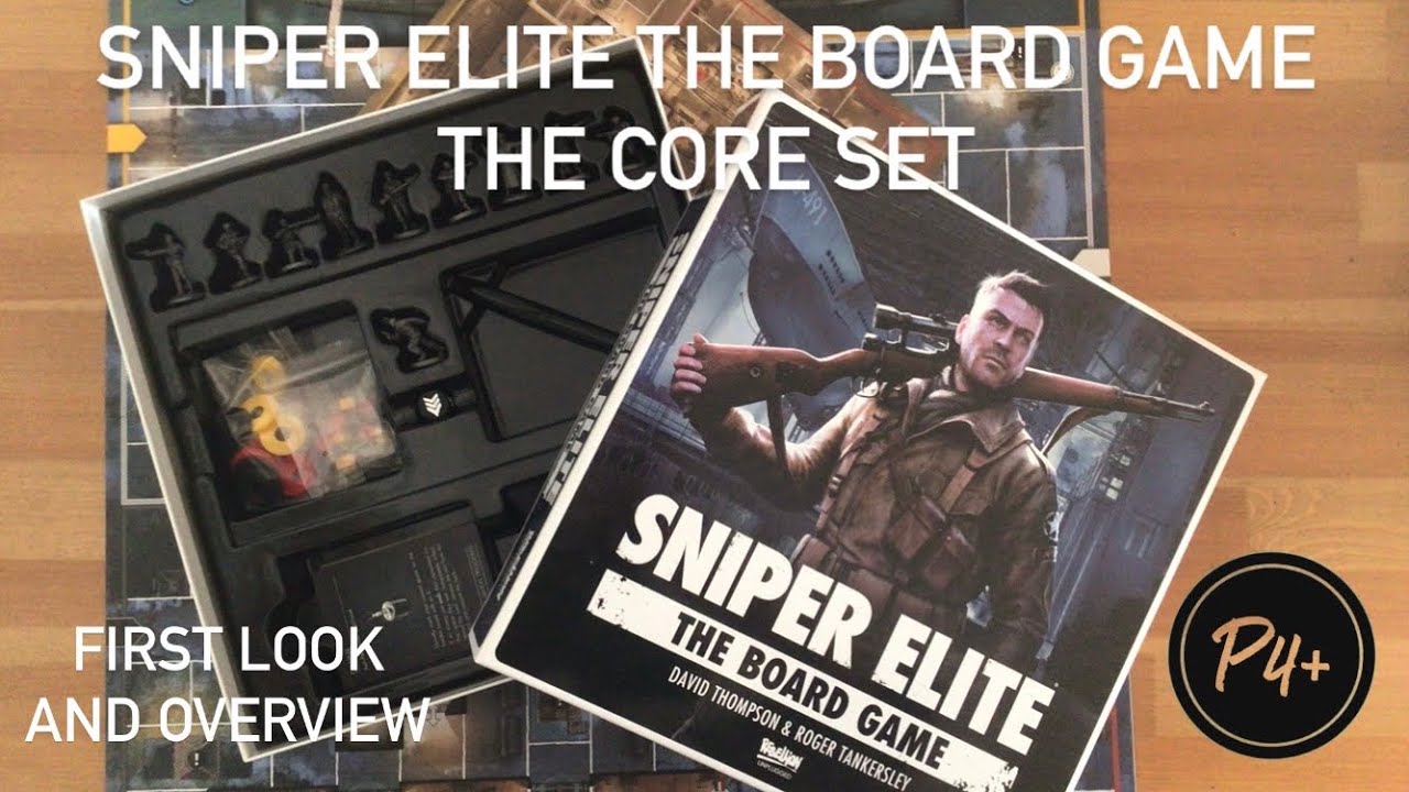 Sniper Elite The Board Game Core Set - First Look - @RebellionGamesStudio - Unboxing of the Kickstarter