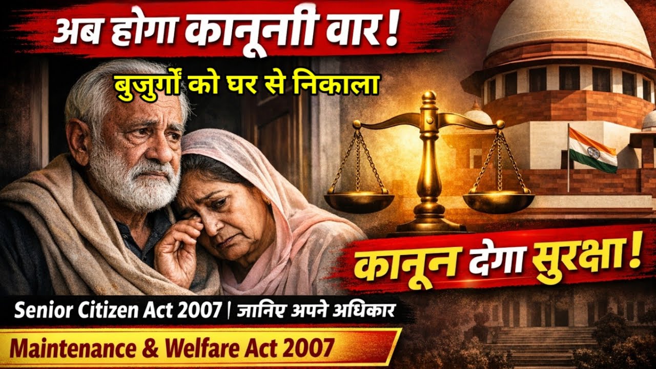 बुजुर्गों की संपत्ति हड़प ली? || Senior Citizen Act 2007 से वापस लें अपना घर || EK NAYI KRAANTI