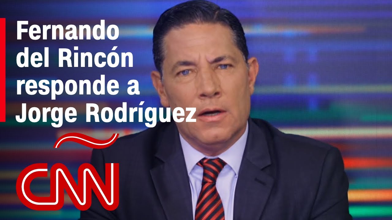 Fernando del Rincón le contesta a Jorge Rodríguez sobre video manipulado