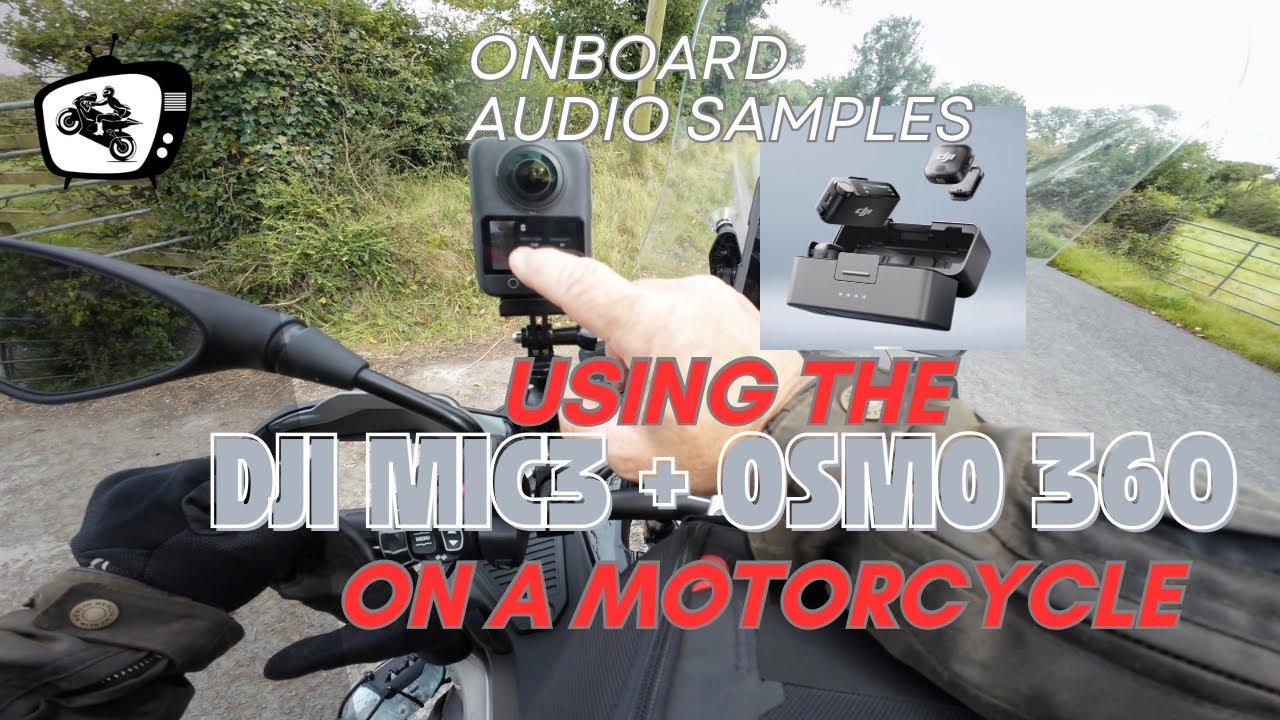DJI MIC 3 onboard a MOTORCYCLE with DJI OSMO 360 | 😢