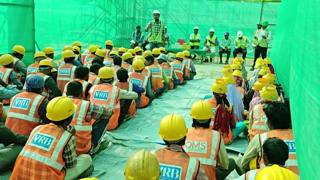  🏗️ 🚧 Monthly Motivation Program On construction Site  and Gifts Distribution🧧🎁  
