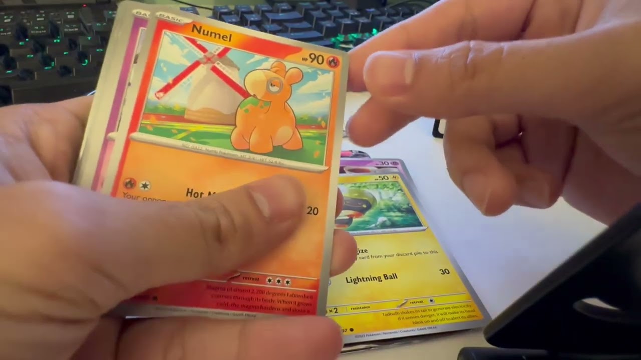Opening Pokemon Obsidian Flames Booster Box Pack #8
