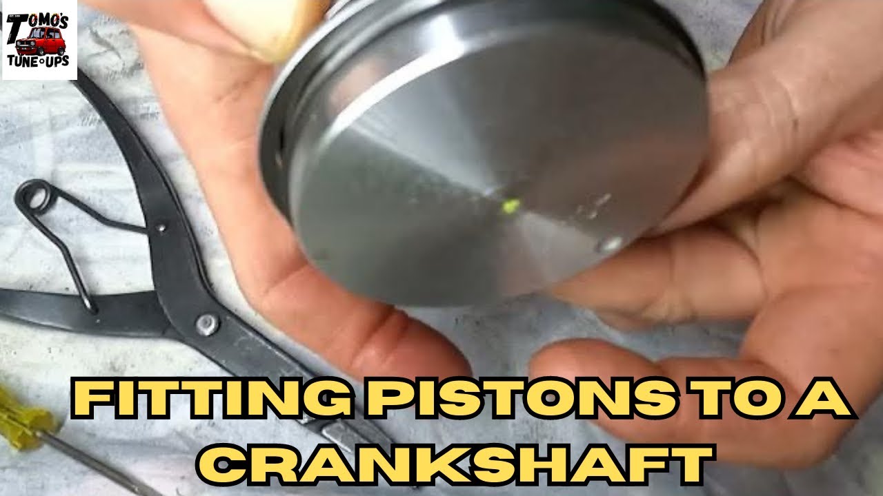 How to: Install Piston Rings, Gudgeon Pin and Conrods to a crankshaft