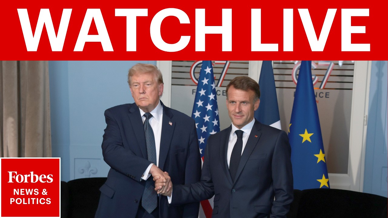LIVE: President Trump Participates In G7 Summit In France