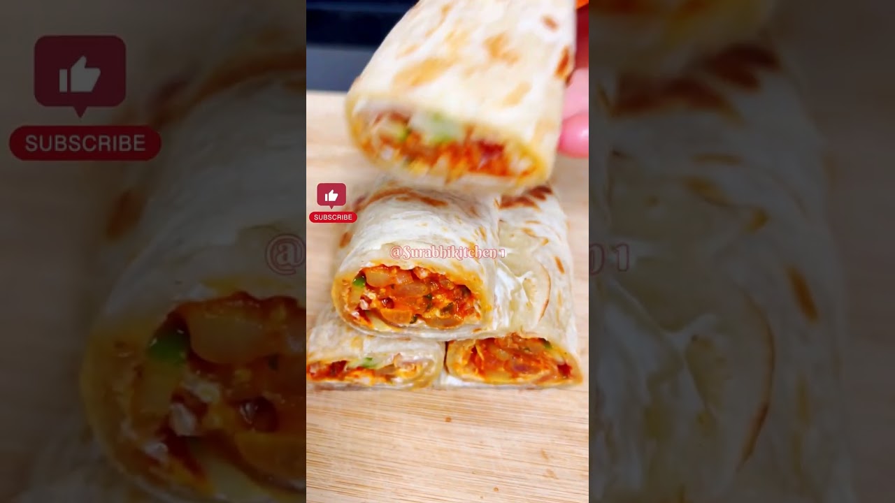 POROTTA ROLL #surabhikitchen #trendingshorts #shorts #paratharoll #porota #poratta #paratha