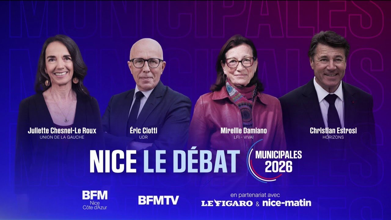 Coût de la vie, campagne violente... Revivez l'intégralité du débat pour les municipales à Nice