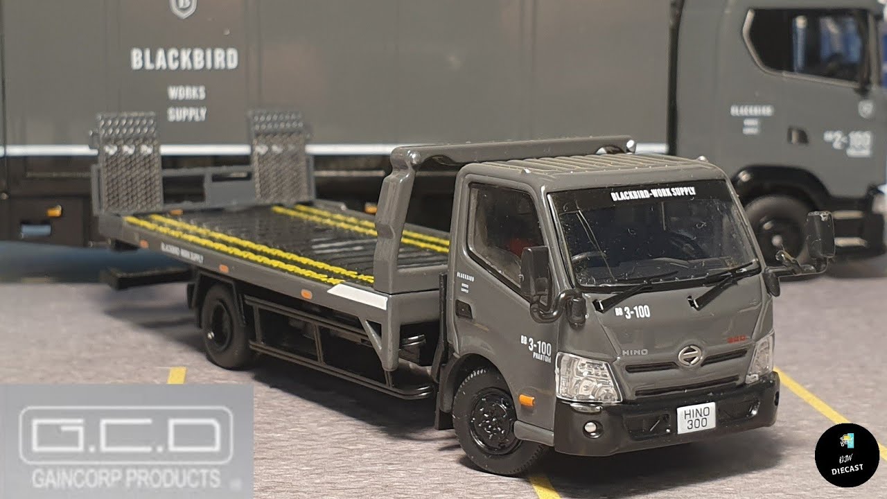 Hino 300 Wrecker Truck (Flatbed) Blackbird by GCD 1/64 | UNBOXING and REVIEW | Full Function