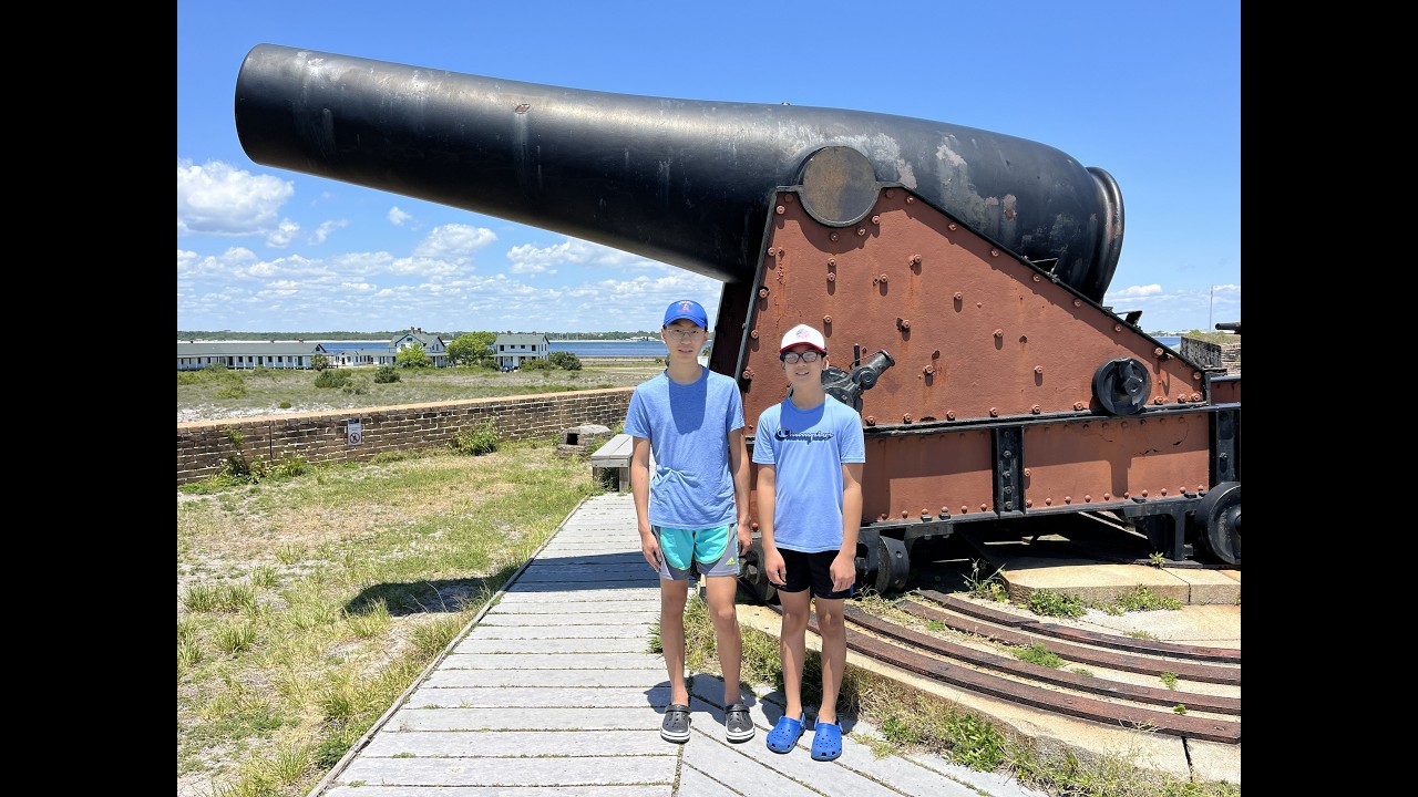 Fort Pickens Pensacola, FL.  Home Schooling History! RV Travel!