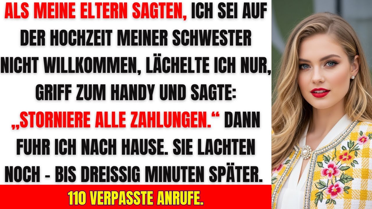 „Sie haben mich von der Hochzeit ausgeschlossen – also holte ich mir meine 50.000 € zurück“