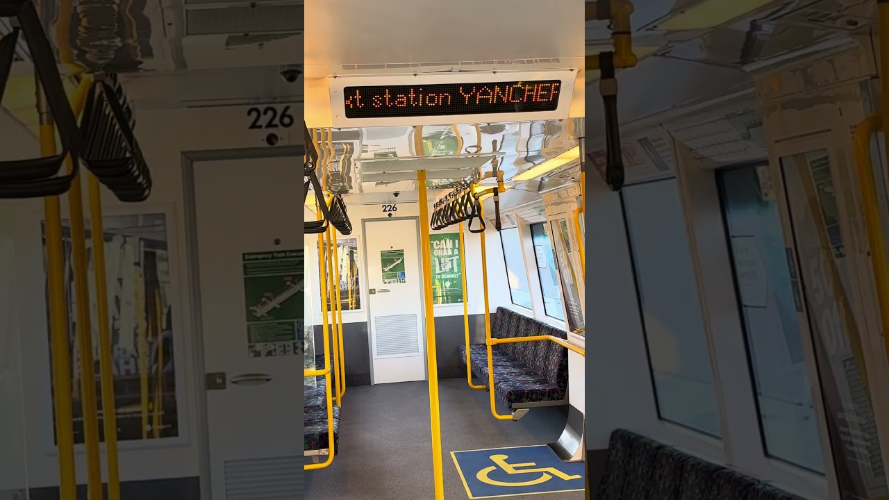 Unusual announcement on Transperth A Series (Yanchep line) #transperth #trains