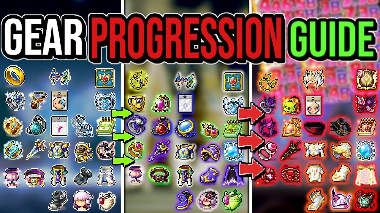 MapleStory BEST Gear Progression Guide 2025