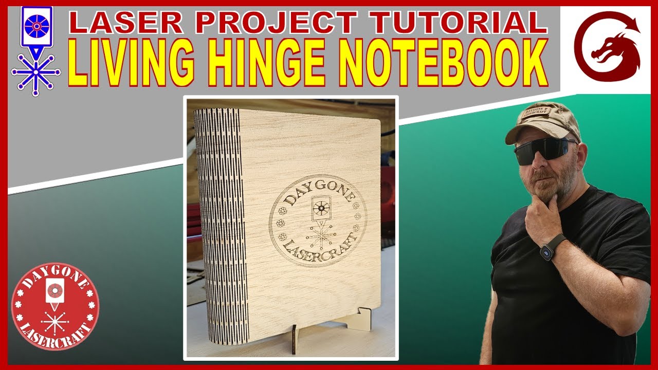 Living Hinge Notebook Cover | Beginner Laser Project 54