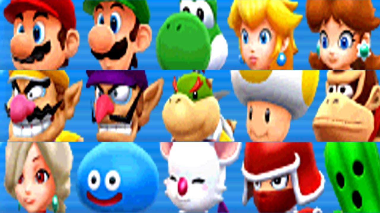 Mario Sports Mix - All Character Entrance Animations