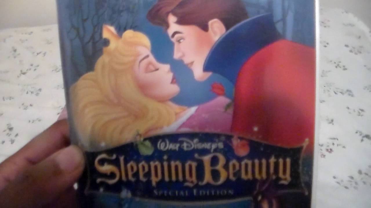Three Different Versions Of Walt Disney's Sleeping Beauty VHS