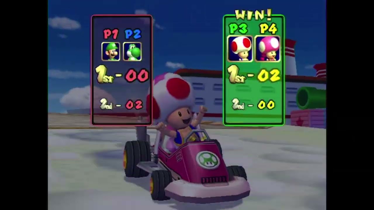 Mario Kart: Double Dash!! - Two vs. Two Team Versus Mode