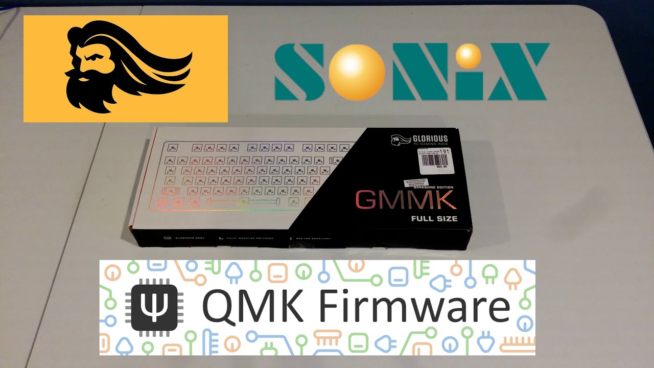 SonixQMK on the Glorious GMMK Full (2021 Version)