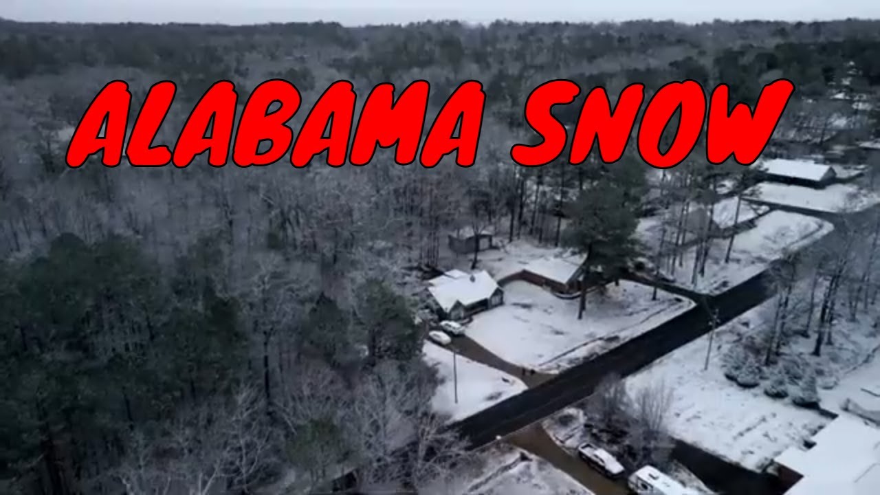 It snowed in Alabama?