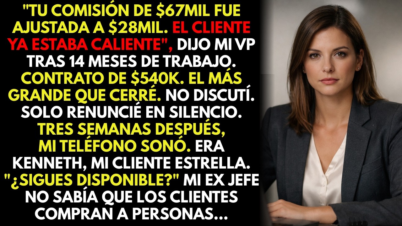 Mi comisión de $67 Mil fue 