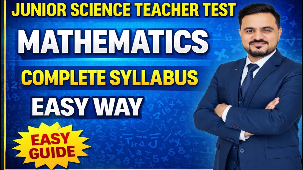 Math | Complete Syllabus |Junior Science Teacher  #jst