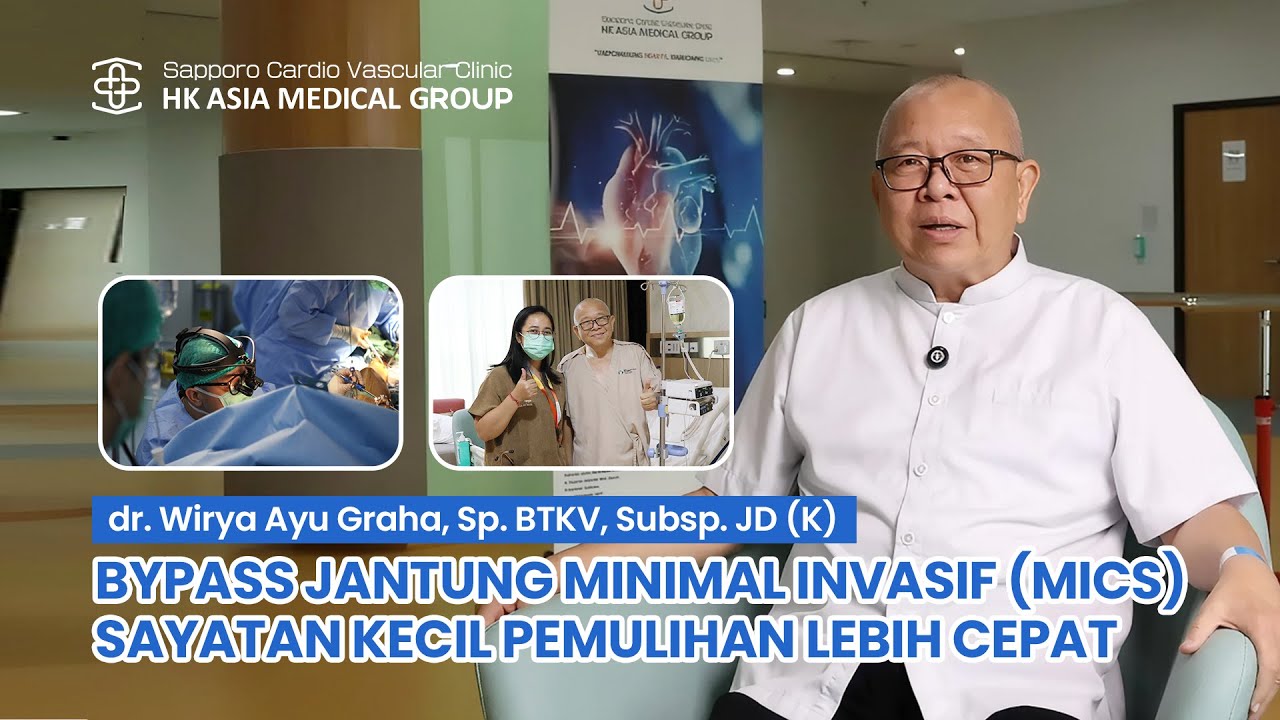 Operasi Bypass Jantung (MICS) Tanpa Potong Tulang Dada! SCVC Indonesia