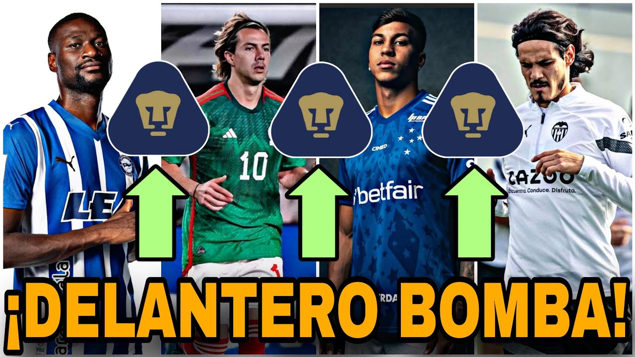 ✅ 🔥 RUMORES de ALTAS PUMAS 2025 | LLEGAR&Iacute;A A PUMAS |  REFUERZOS PUMAS 2025