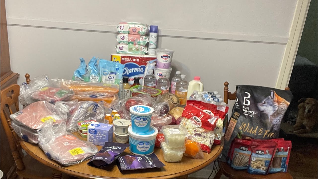 Walmart trip for Cholesterol lowering phase-3 month focus with meat focused, low carb, low calorie